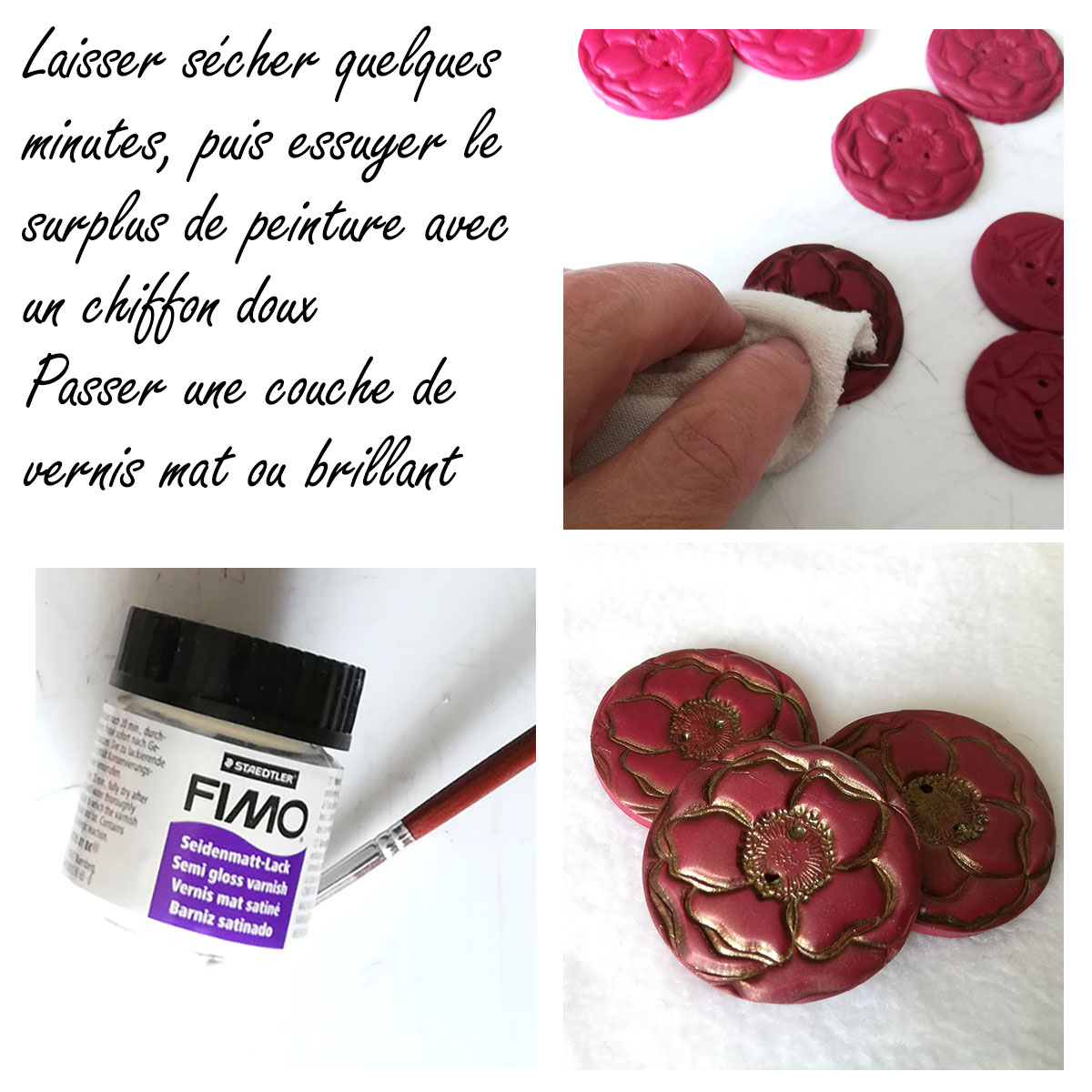 Tuto : Boutons en Fimo 2