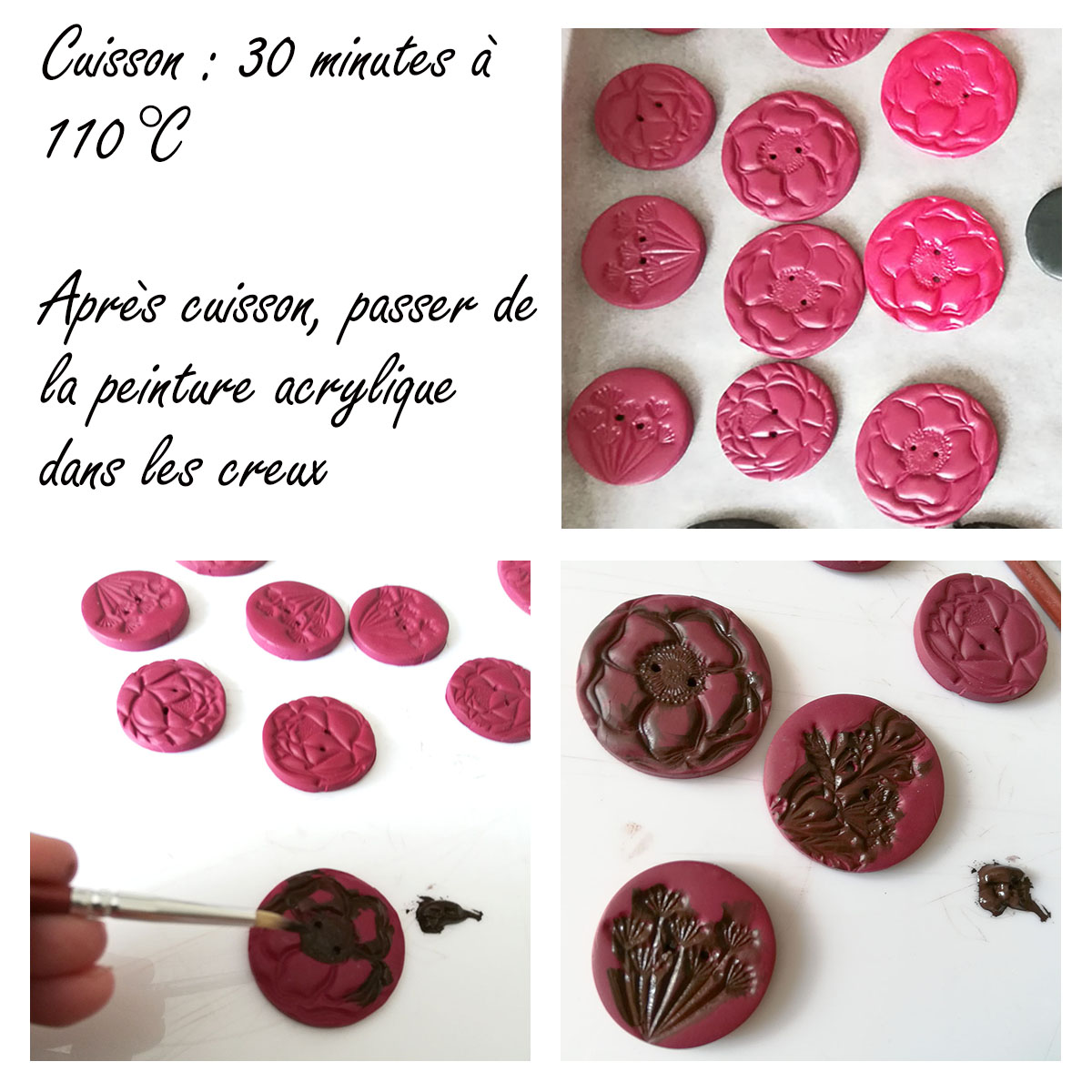 Tuto : Boutons en Fimo 2