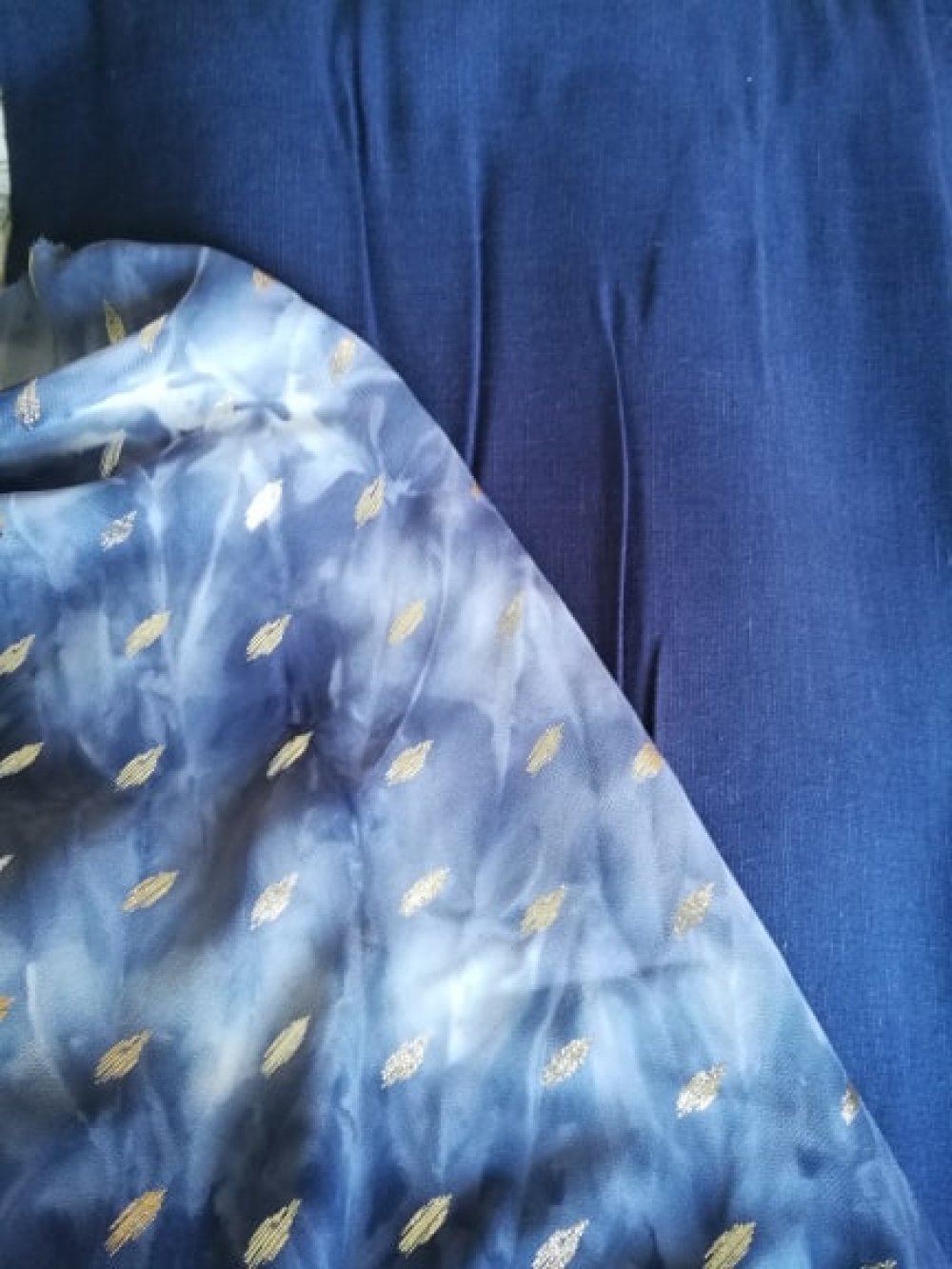 Solde pour Robe courte style années 20 bleue marine--9996137570657