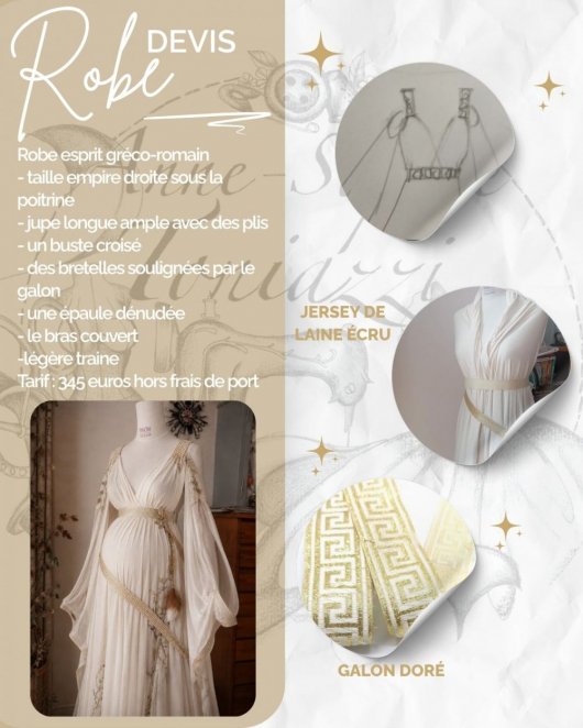 Réservé -  Acompte Robe sur mesure