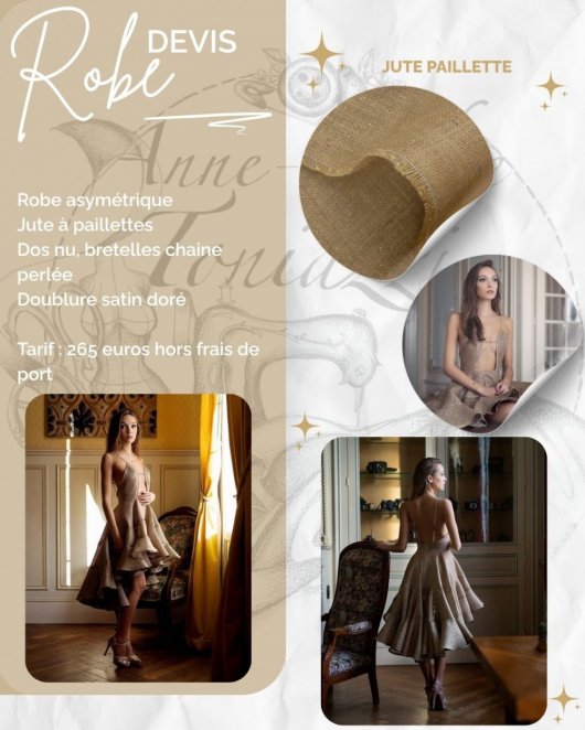 Réservé -  Acompte Robe sur mesure