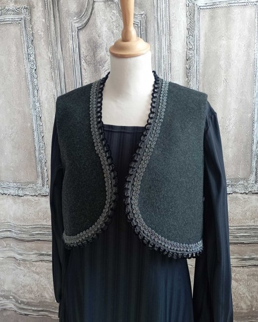 Boléro gris et argent