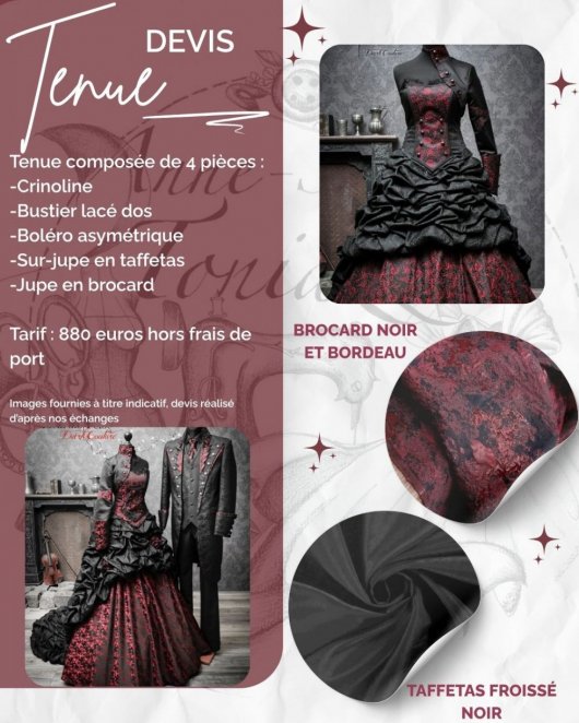 Réservé -  Acompte Robe sur mesure