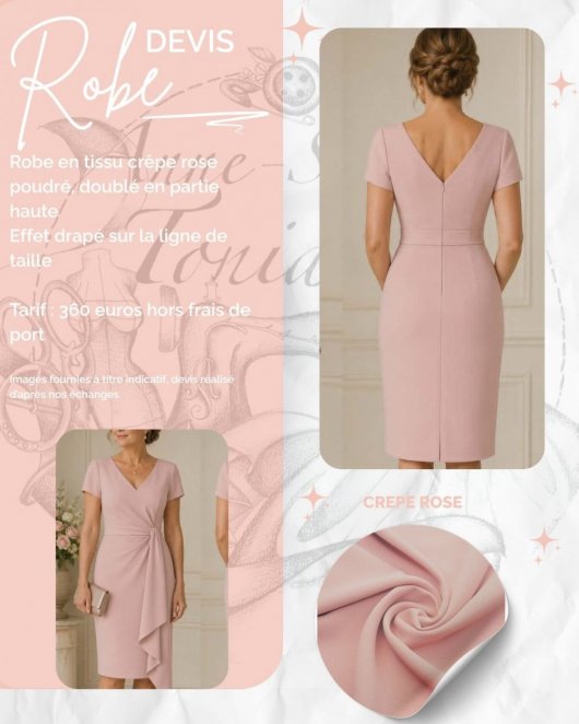 Réservé -  Acompte Robe sur mesure
